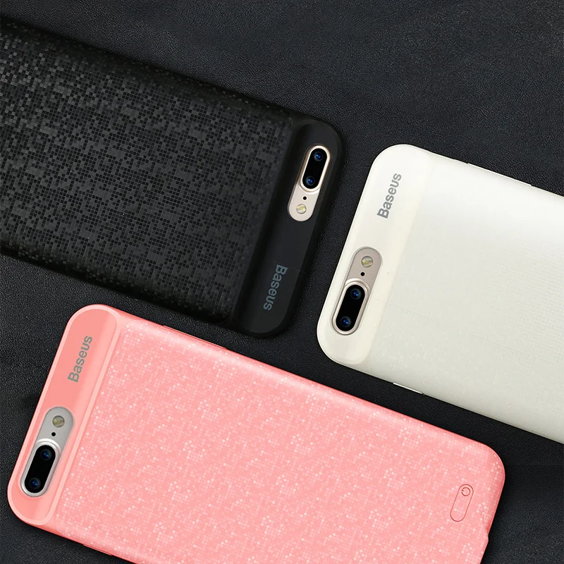 Baseus для iPhone 7 Plus чехол 2500/3650 мА/ч Комплекты внешних аккумуляторов резервного