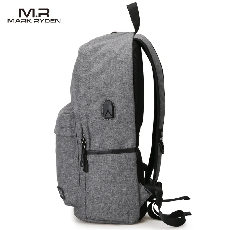 Mark Ryden New Arrivals four Colors USB design Backpack Men Male student backpack weekend Mochila