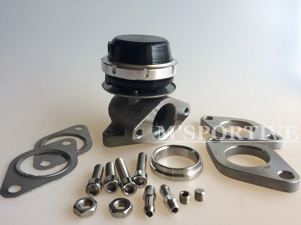 

38MM TURBO MANIFOLD BLUE/BLACK EXTERNAL WASTEGATE 14psi blue black