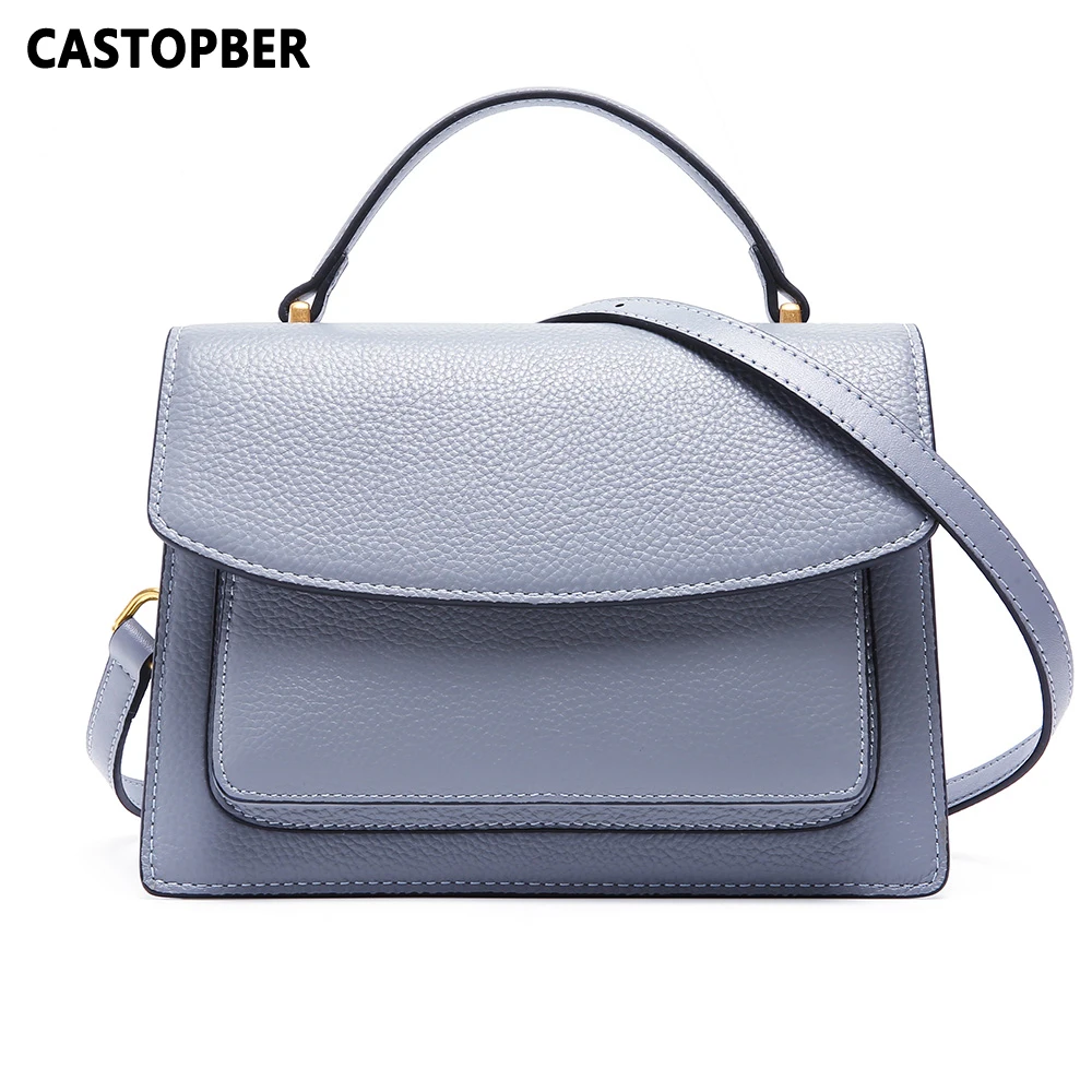 

Ladies Bag Crossbody Cow Genuine Leather Women Fashion Designer Simple Tote Handbags Messenger Famous Brand High Quality Female