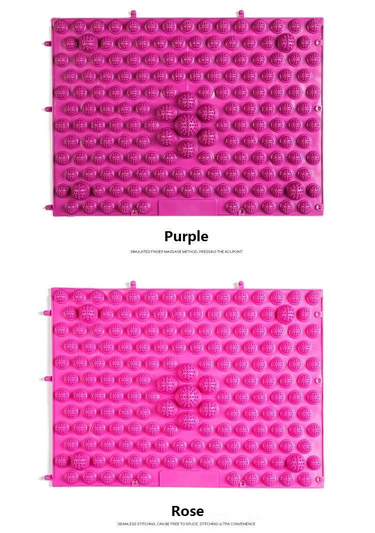 4 шт./лот прочный рефлексотерапия иглоукалывание прижигание ног Массажный коврик для ног медицинская терапия давление кровообращение пластина
