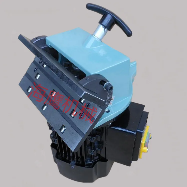 Portable chamfering machine, straight edge chamfering machine, template