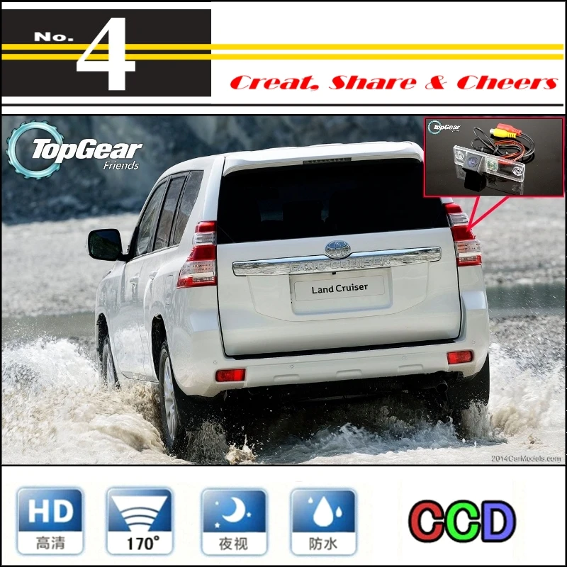 

Car Camera For TOYOTA Land Cruiser Prado LC 150 LC150 Rear View Back Up Waterproof Camera For NTSC For TG Tuning | RCA Connector