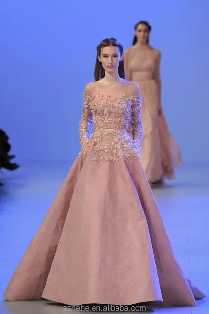 Puffy Sleeve Dress Elie Saab
