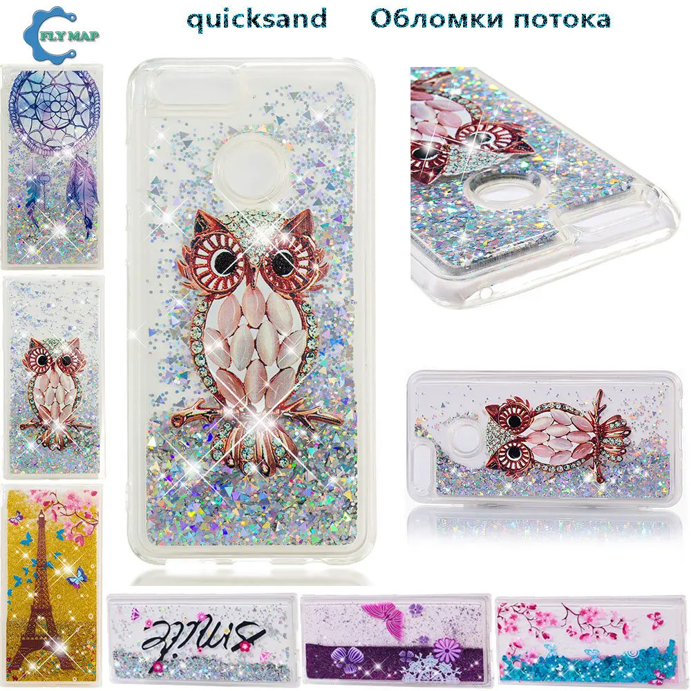 Quicksand Case For Huawei Honor 7X X7 7 X Dynamic Liquid Glitter Stars Phone Cover Coque Shell BND-L21 BND-AL10 BND-TL10 BND-L24