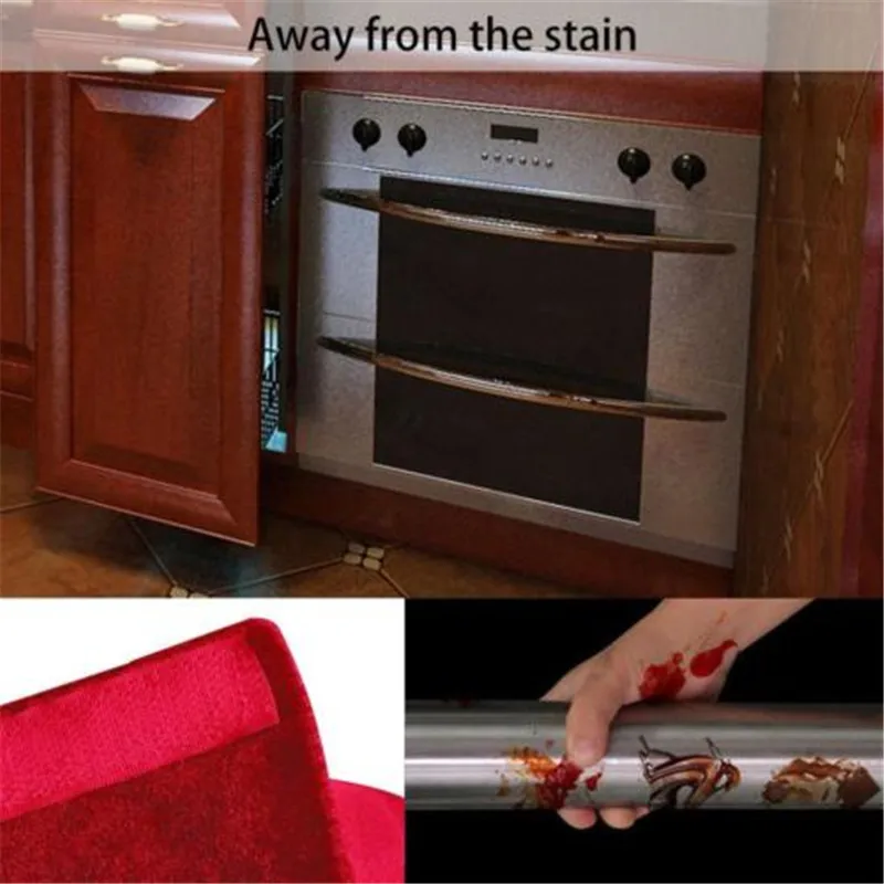 2Pcs Handle Cover Decor Smudges Door Refrigerator Fridge Oven Kitchen Appliance 2Pcs Handle Cover Decor Smudges Door Refrigerator Fridge Oven Kitchen Appliance
