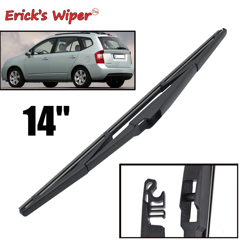 car windshield Erick's Wiper 14" Rear Wiper Blade For Kia Carens MK2 Rondo Rondo7 UN 2006 - 2011 Windshield Windscreen Tailgate Window windscreen wipers