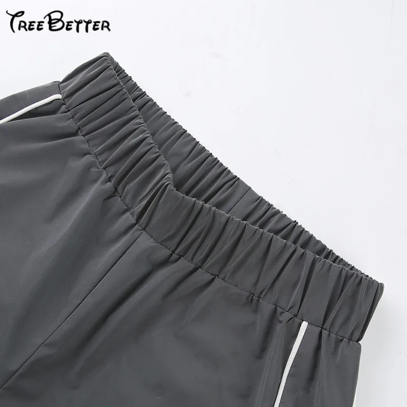 Reflective Cut Pants Women