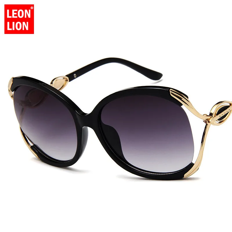 

LeonLion 2019 Fashion Big Frame Sunglasses Women Luxury Sun Glasses For Women Travel Classic Vintage Ladies Oculos De Sol Gafas