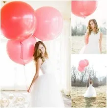 Новинка! больших воздушных шаров 36 дюймов большой гигантский прозрачный воздушный шар из латекса свадебные шары 10 шт./лот