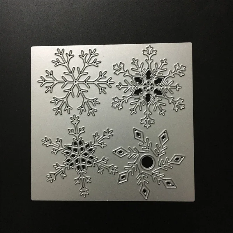 

Christmas Snowflake Frame Metal Die Cuts Cutting Dies For DIY Scrapbooking Embossing Paper Cards Decorative Crafts New 2018 Die