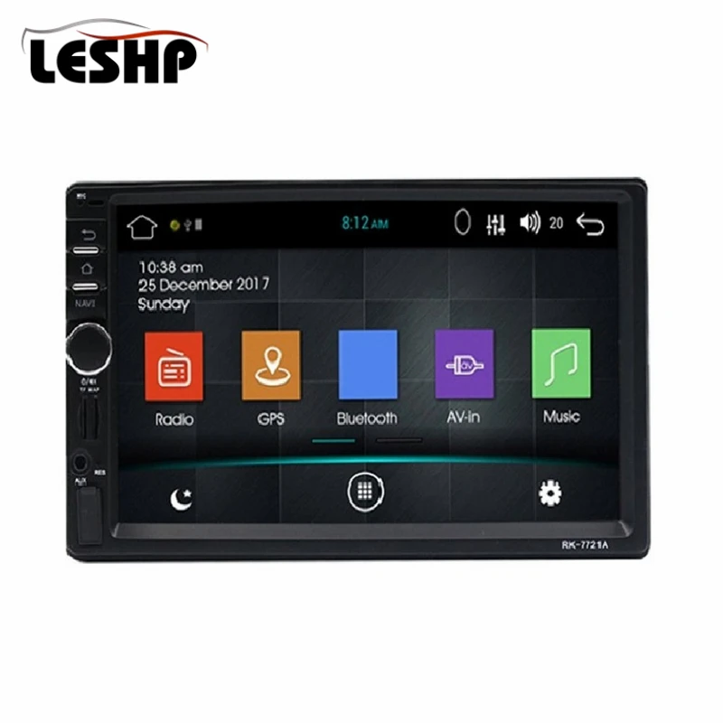 

Universal 7 Inch HD 1024*600 Touch Screen Car DVD MP5 Player RK-7721A 2Din Car Radio Android5.1 GPS Navigation with European Map
