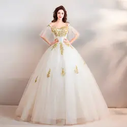 Kseniya queen половина органзы с вышивкой на шнуровке в стиле принцессы Свадебное платье