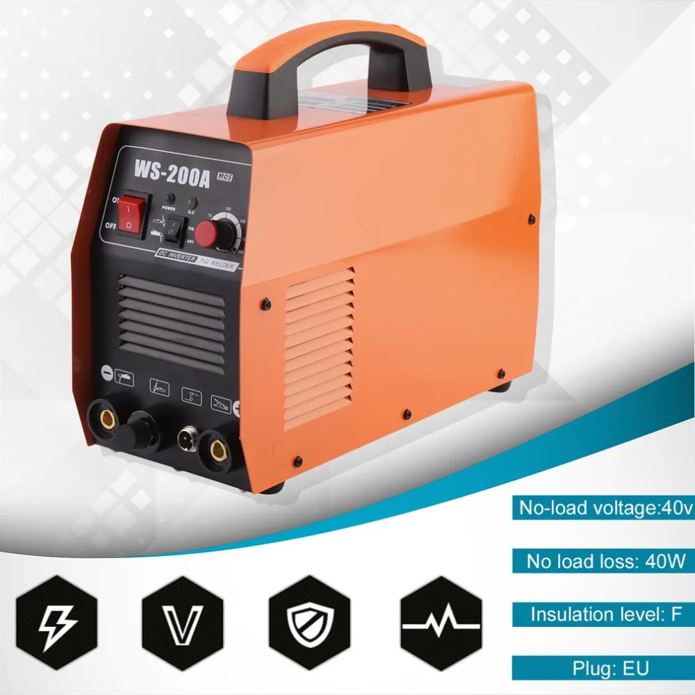 

Professional Compact Welding Machine Electric DC TIG Welder Cutter Input Voltage 220V For Carbon Steel Alloy Cutting EU Plug