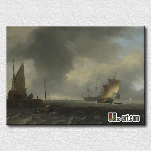 Boat sailing on the sea seascape canvas prints picture show the war hang in the living room or office Boat sailing on the sea seascape canvas prints picture show the war hang in the living room or office