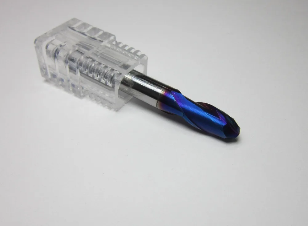 

wholesale 5PCS radius 4.0 MM HRC68 R4.0 2 flutes Tungsten Carbide Ball Nose End Mill CNC milling cutter DIA=8MM freeship