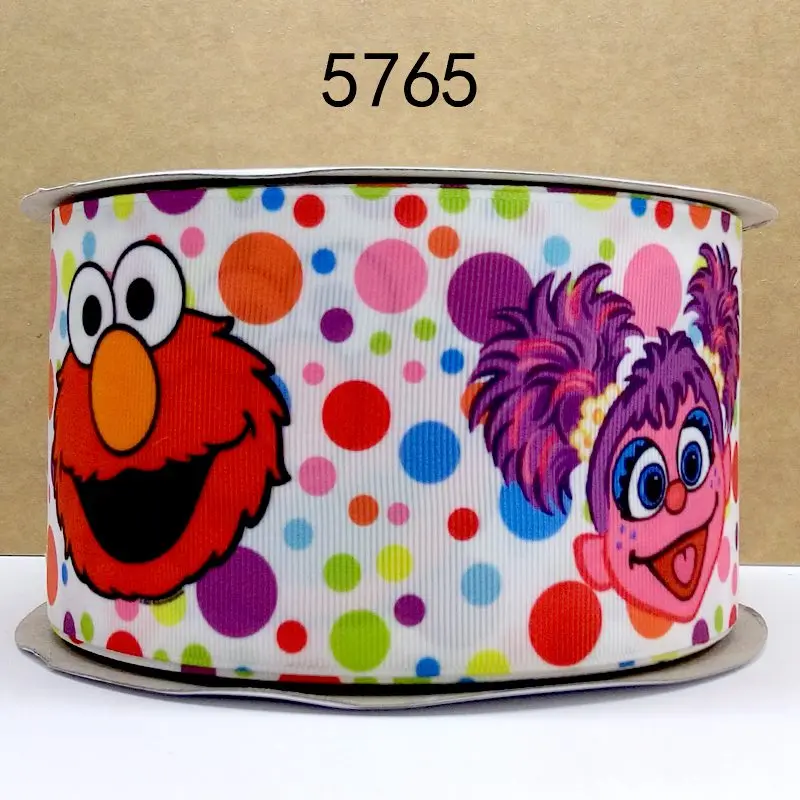 50 ярдов в размер мультфильм ленты напечатанные grosgrain ленты 25765 - Цвет: 5765