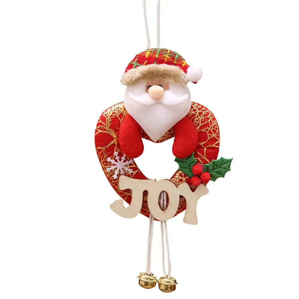 Hot Christmas Tree Hanging Ornaments Cloth Santa Claus Snowman Xmas Tree Toy Doll Hang Decoration Christmas Decorations for Home