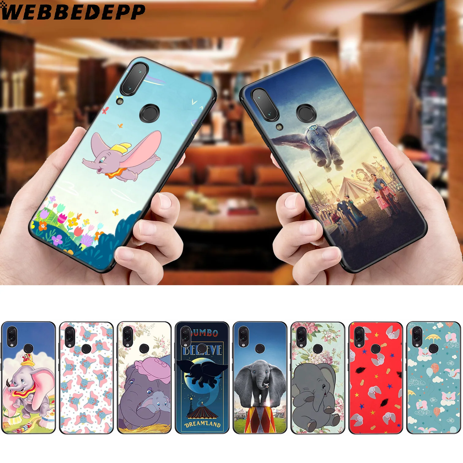 Мягкий чехол WEBBEDEPP Dumbo Movie для Xiaomi Redmi K20 7A 4A 4X 5 5A 6 6A S2 Note 8 4 7 Pro Plus Prime |