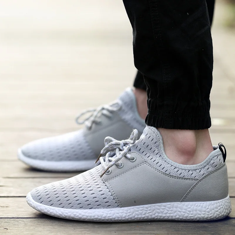 

Eur Size 39-44 Quality 2017 Men Casual Shoes Spring Summer Mesh Lovers Unisex Fly Weave Light Breathable Fashion Shoes