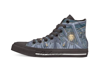 

in space no one can hear you scream Novelty Design Casual Canvas Shoes Custom shoes Drop Shipping