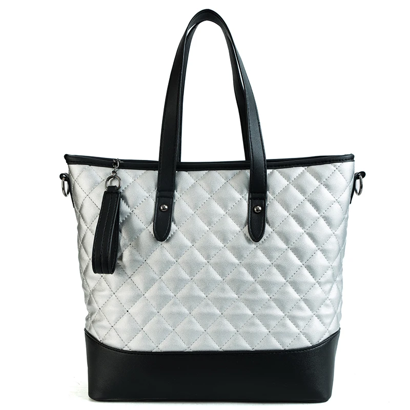 

Fashion Women Big Bag Rhombic Embroidery Line Shoulder Handbags Korean Version of The Wild Messenger Shopping Casual Tote Bags