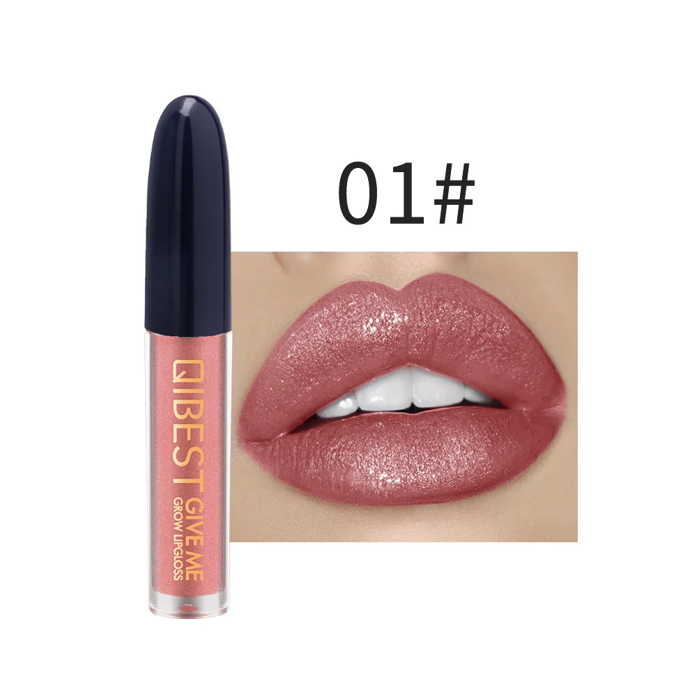 18 colors Lipgloss Sexy Liquid Lip Gloss non-stick cup lip gloss Glitter Flip liquid Long Lasting Waterproof makeup cosmetics - Цвет: 01