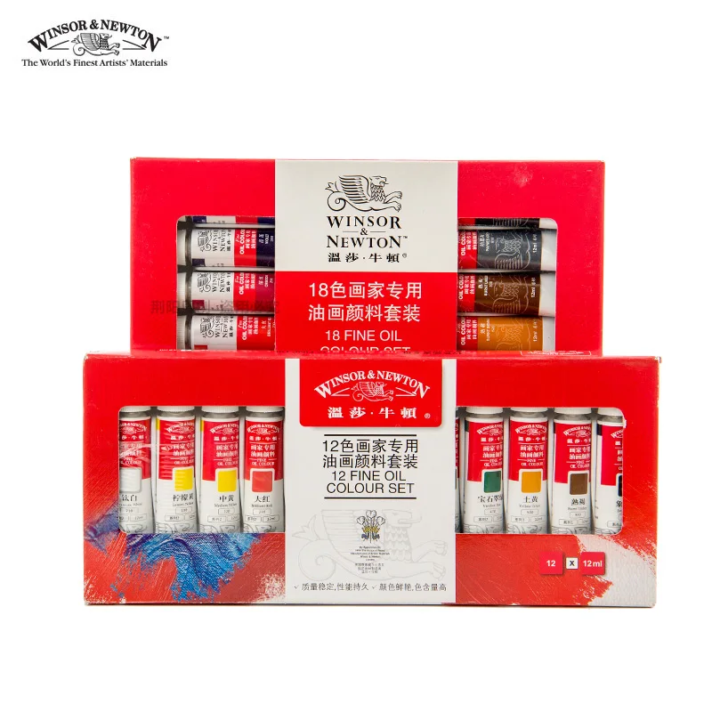 Oil Paints 12/18 Colors 12ml/tube Art Set Drawing Pigments Art Supplies for Artist, Student Oil Paints 12/18 Colors 12ml/tube Art Set Drawing Pigments Art Supplies for Artist, Student