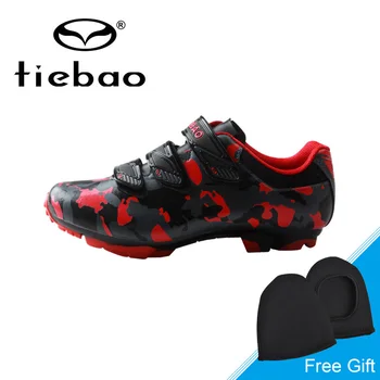 

Tiebao Winter MTB Cycling Shoes Mens Self-locking Mountain Bike Shoes Non-slip Wear-resistant Bicycle Shoes Sapatos ciclismo