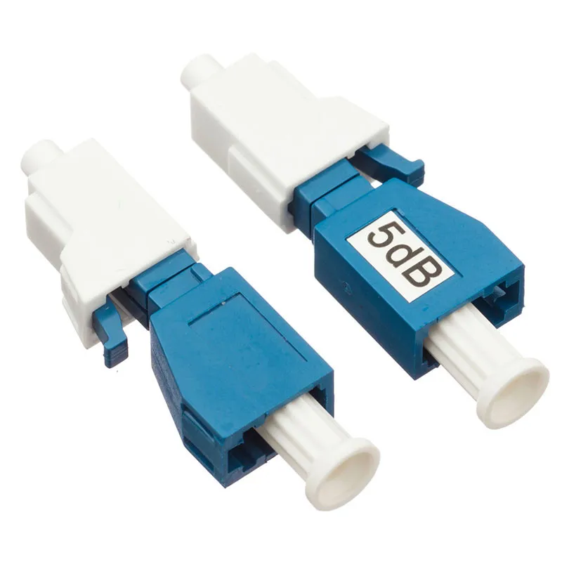 LC UPC Single Mode Male Female Plug in fixed Fiber Optic Attenuator plastic male FTTH Fiber 2