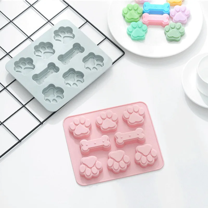 

DIY Cake Mold Dog Claw Bone Shape Silicone Mold For Baking Fondant Molds Cake Decorating Tools Sugar Pastry Chocolate Mold