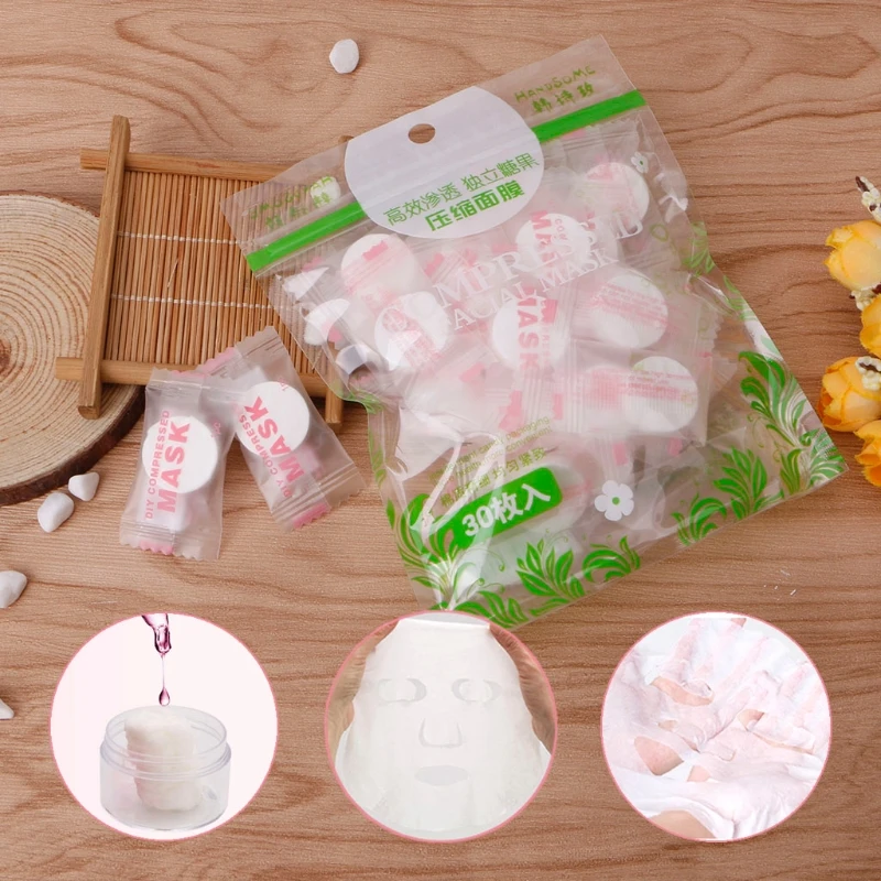 

Disposable Face Mask Cotton Skin Care Compress Tablet Paper Facial Masks