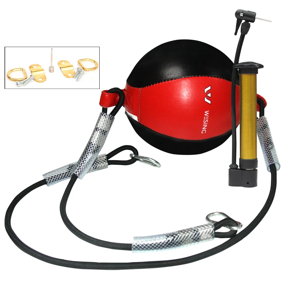 Wesing MMA Muay Thai Boxing Speed Ball Fitness Equipment Double End MMA Sparring Training Fight Speed Bag Punching Gear