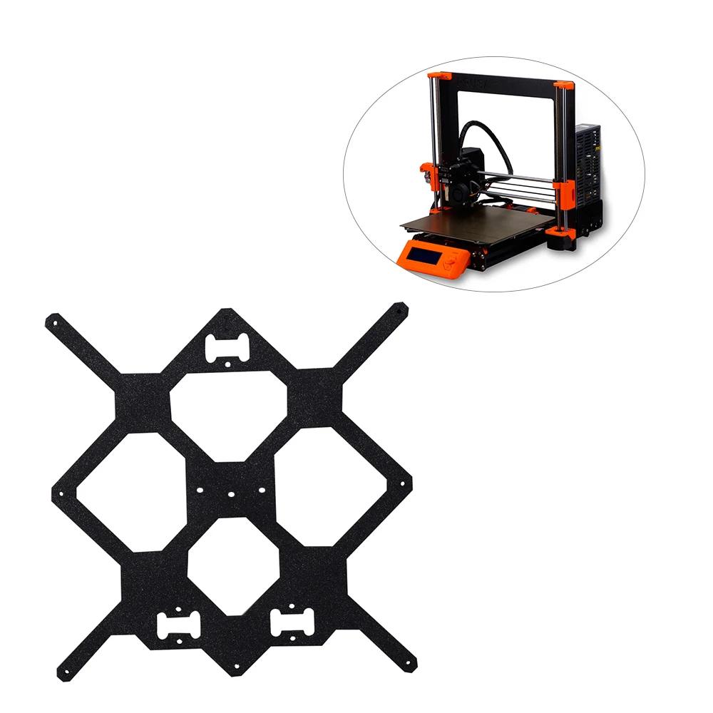 Клонированный Prusa i3 MK3 3d принтер Алюминиевый Y каретки с 3 шт. u-болты Холдинг LM8UU для Prusa i3 части 3d принтера