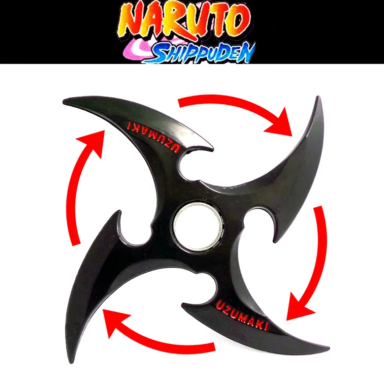 

Naruto rotating shuriken, Bearing rotating darts, cos props, Anime weapon model toys, toy knife, gifts for children.