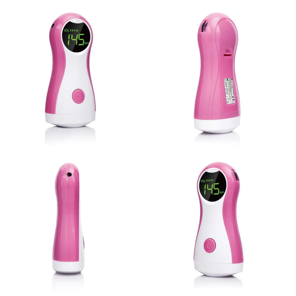 

Prenatal Ultrasonic Fetal Doppler Baby Fetal Heart Rate Monitor with FHR Scale ecografo portatil sonar Fetal for Pregnant Women