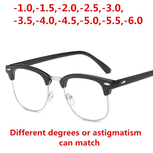 Buy Finished myopia glasses Men Women reading