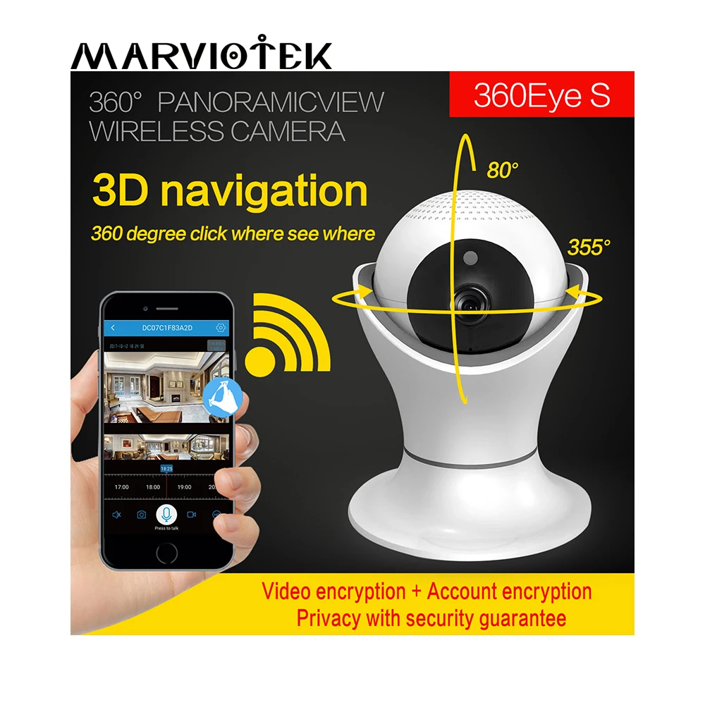Home Security Wireless IP Camera Wi-Fi Mini Network Camera Surveillance Wifi Night Vision CCTV Camera 1080P Baby Monitor P2P Home Security Wireless IP Camera Wi-Fi Mini Network Camera Surveillance Wifi Night Vision CCTV Camera 1080P Baby Monitor P2P