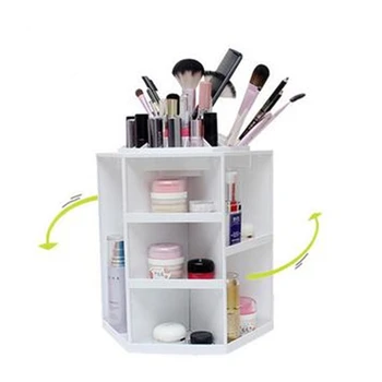 

Shopify High Quality Fashion 1Pc 360 Degree Rotating Makeup Organizer For Brush Cosmetic Makeup Stand Holder For Jewelry