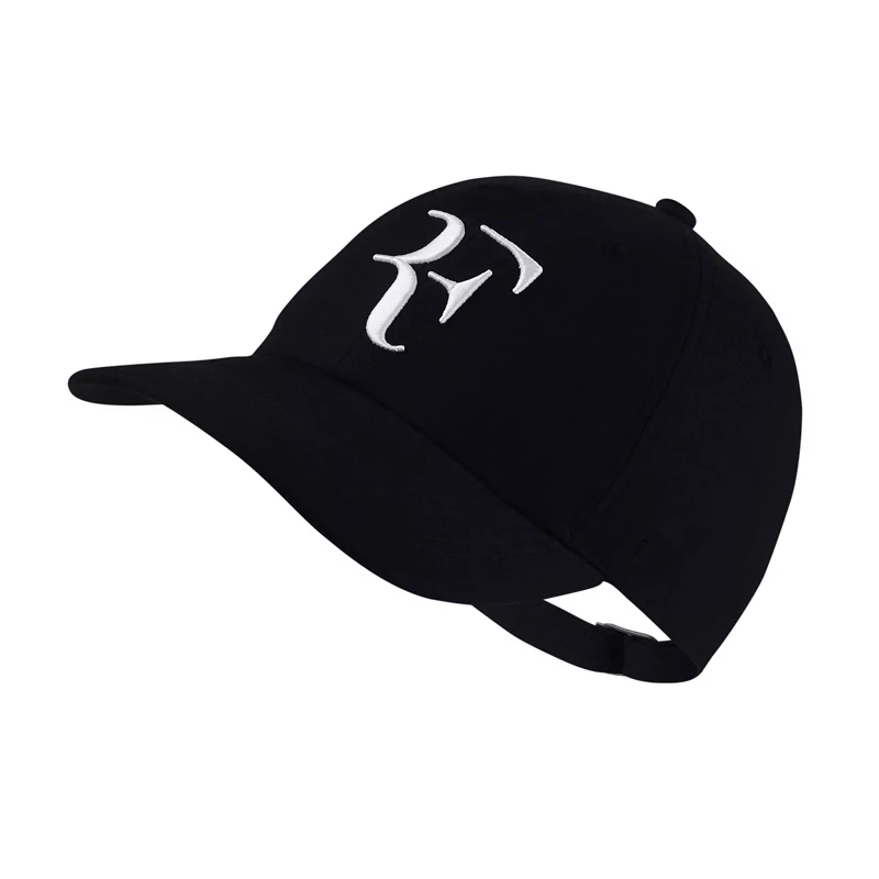 2018 نجم التنس روجيه فيدرر أبي قبعة قبعة بيسبول رياضية 100% القطن 3D التطريز للجنسين Snapback قبعات قبعة التنس و القبعات