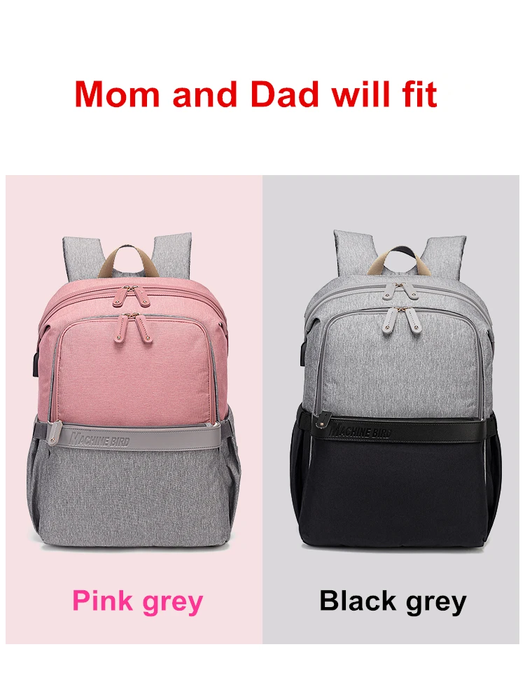 New Mummy Diaper Bag Usb Large Capacity Maternity Backpack Waterproof Travel Baby Stroller Bag For Mom Multifunctional Nappy Bag (14)