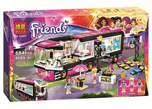 2016 New Friends series Pop Star Tour Bus model building blocks 684pcs 10407 Building Block set Compatible With Legoe in Stock