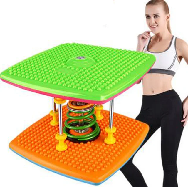 Cheap  Double spring lose weight Body sculpting Dance Machine Household Sports Equipment Stepper music Twisted waist plate/tb231003