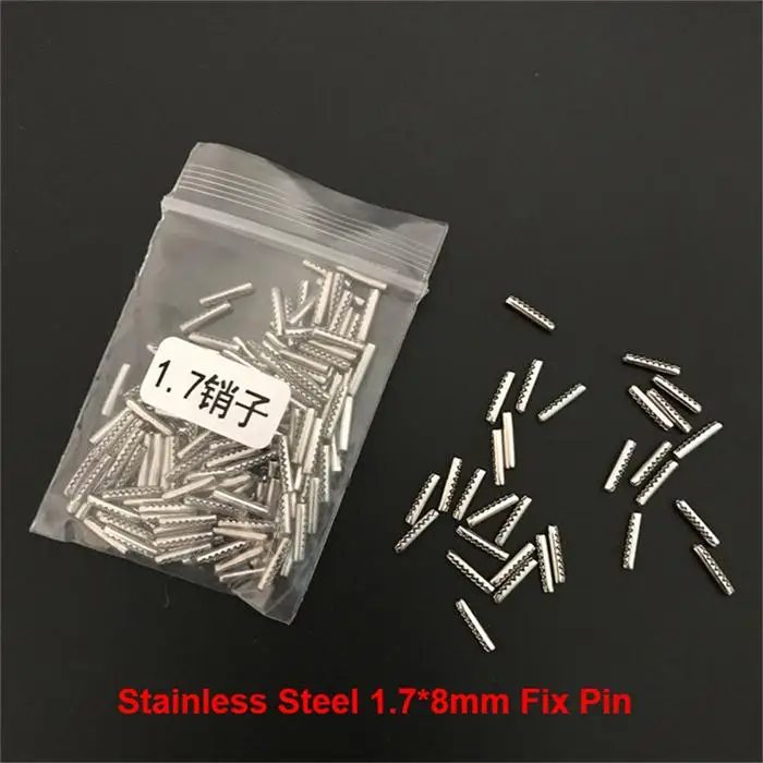 1.7x8mm Steel CHKJ 200 шт./лот автомобильный флип дистанционный ключ фиксированные штифты слесарные инструменты части ремонтные аксессуары слесарные инструменты принадлежности - Цвет: 1.7x8mm Steel