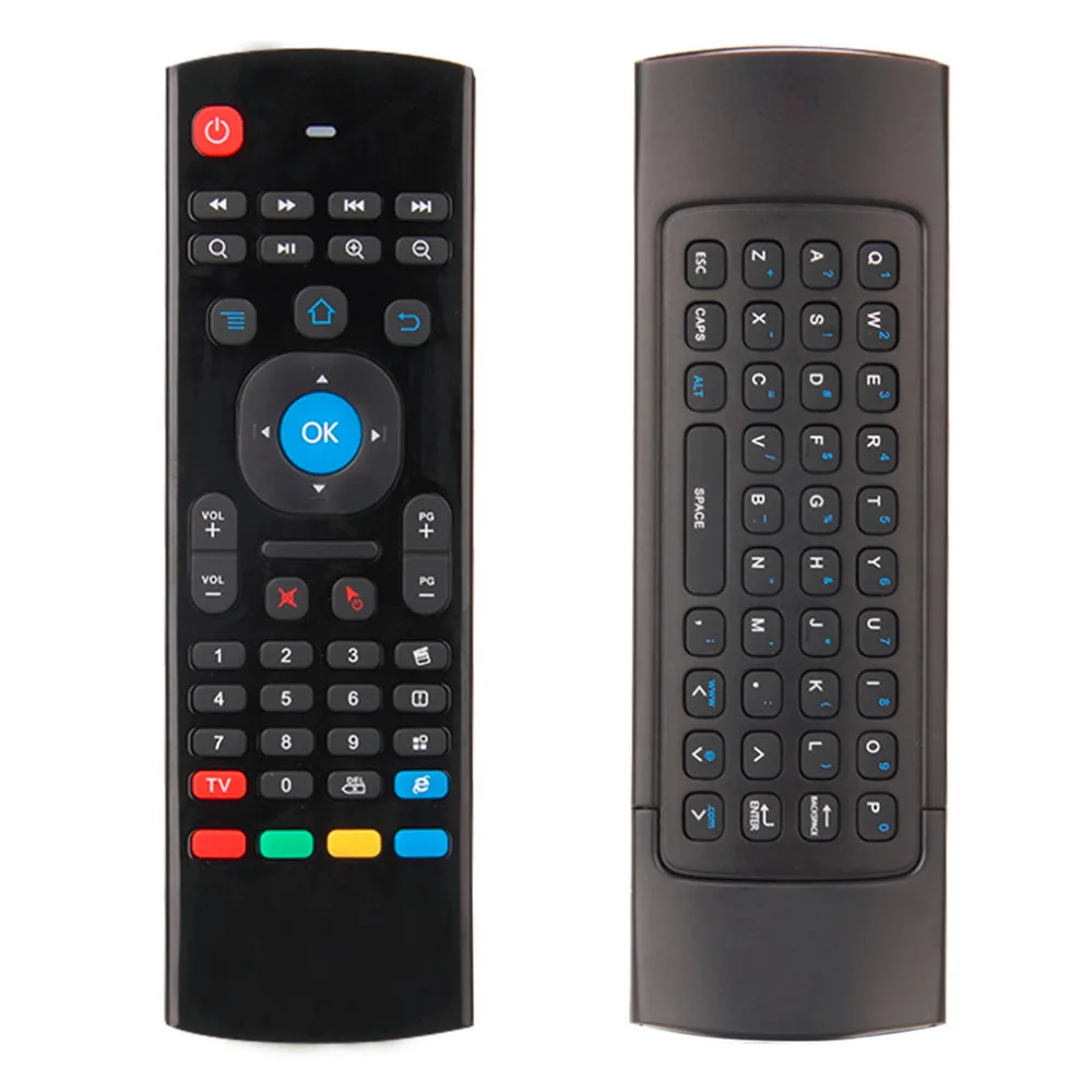 

1 Set 2.4G Mini Wireless Remote Control Full Keyboard TV Remote Air Mouse with USB Receiver For Android TV Box Mini PC