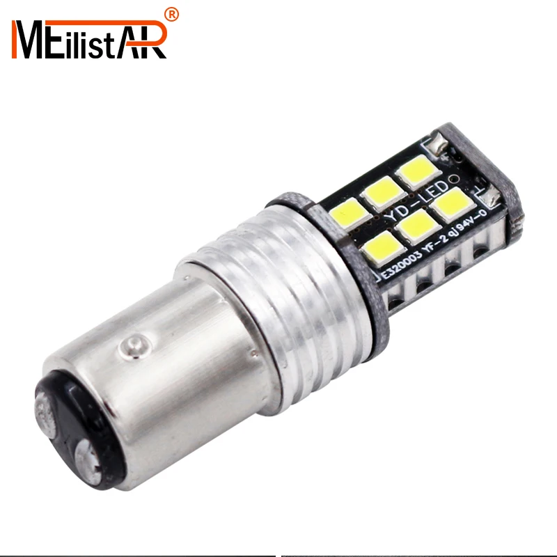 

1pcs 1157 BAY15D LED Light 2835 15SMD Backup Reverse Strobe Warning Lamp Red Auto Rear Tail Lamp Bulb Turn Signals Light 12V