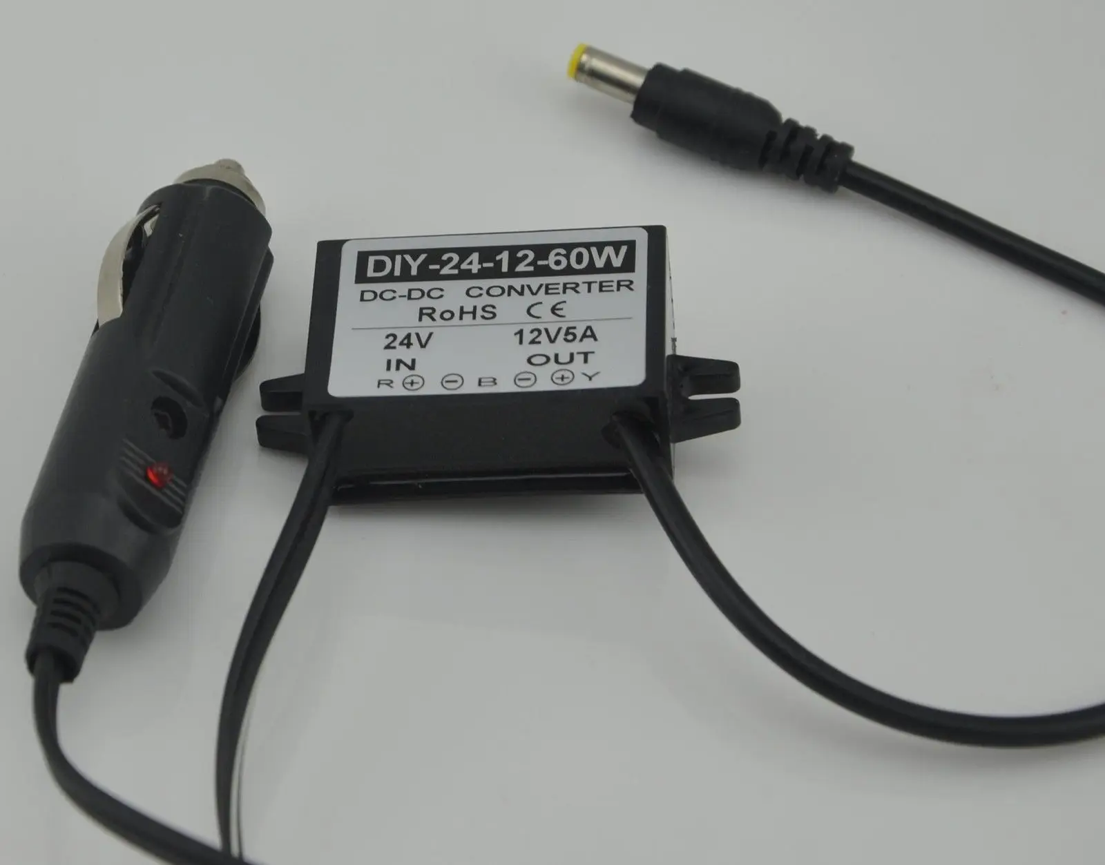 Converter Car Charger Cigarette Lighter Plug 24v To 12v 5a Dc Buck