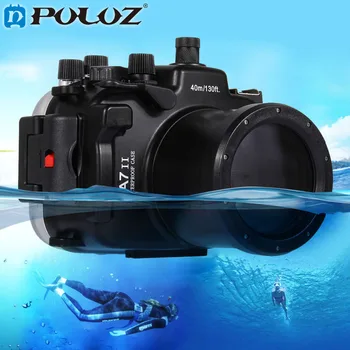 

PULUZ 40m 1560inch 130ft Depth Underwater Swimming Diving Case Waterproof Camera Housing case for for Sony A7 II A7R II