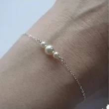 Список модная Изысканная имитация жемчуга браслет натуральный белый жемчуг блестящий браслет женский подарок на день матери