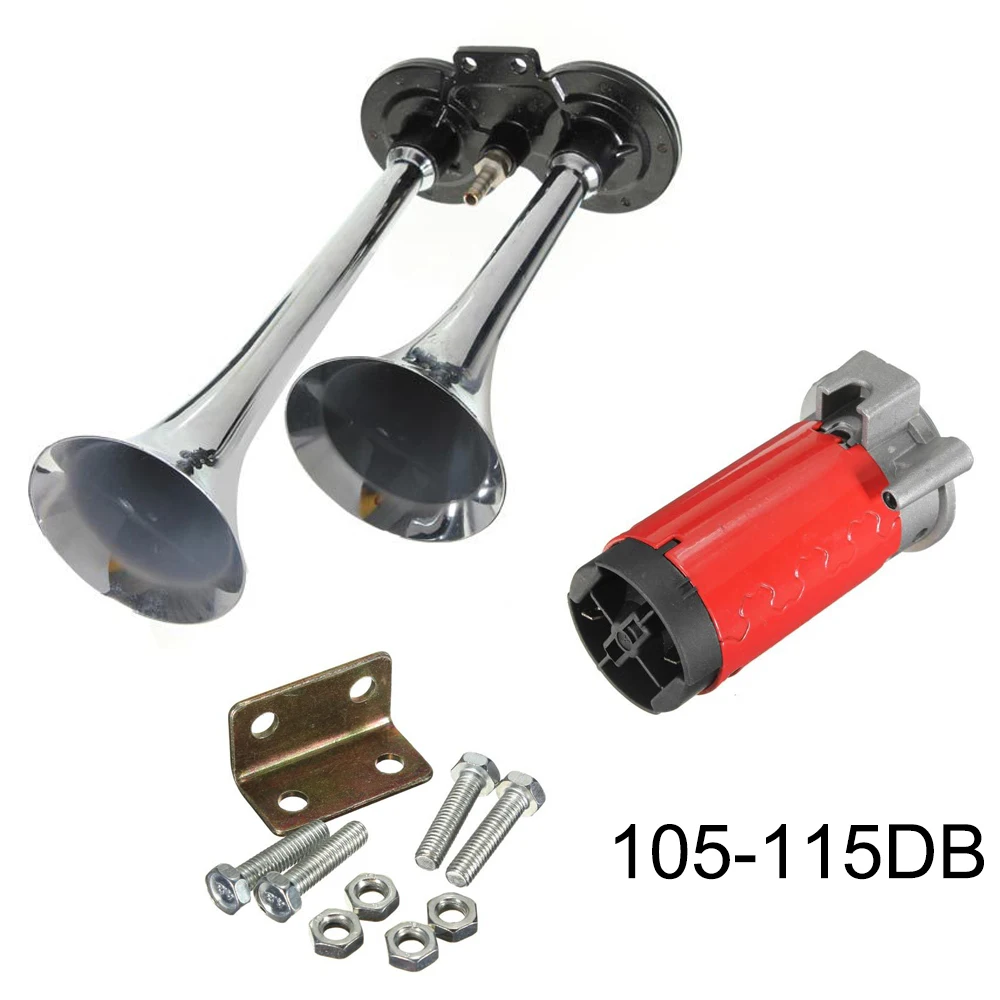 High price pumps trumpet 12V double barrel plating of motorcycle air